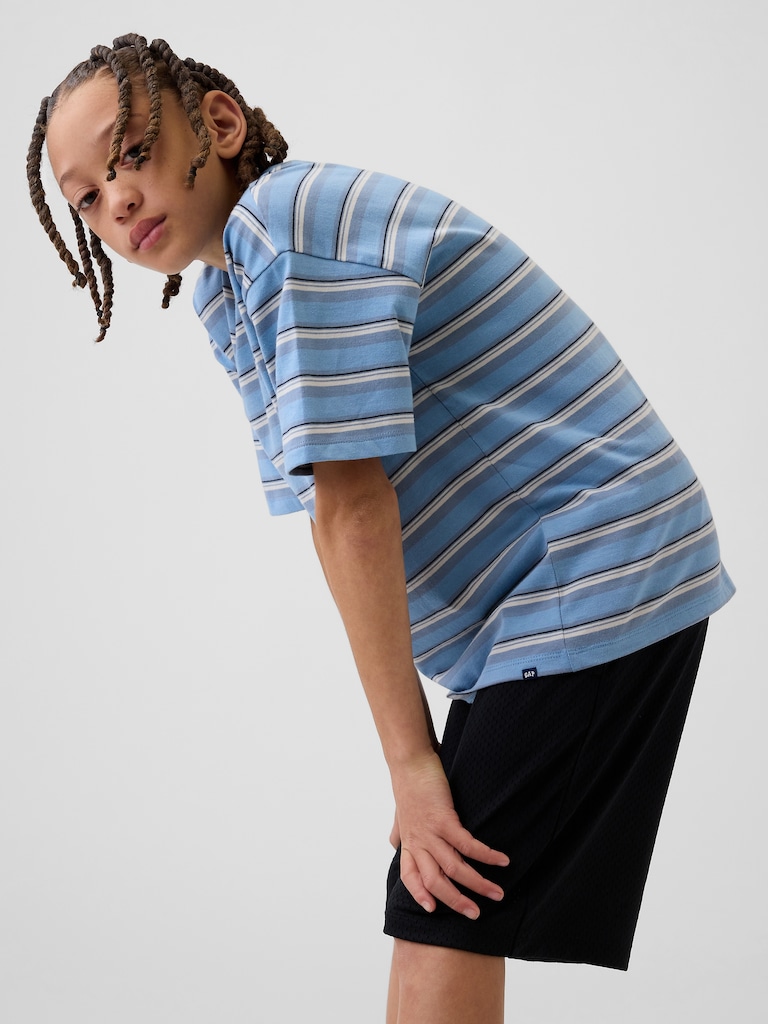 Kids 8" Mesh Baggy Active Shorts