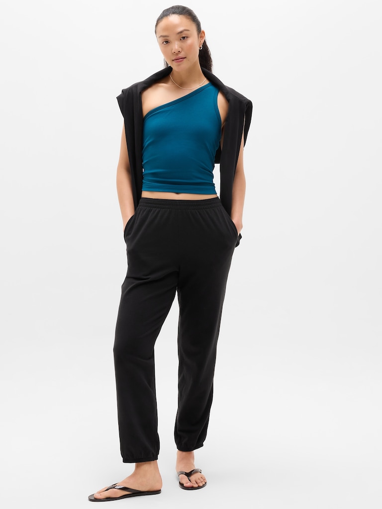 Airy Cotton Terry Jogger