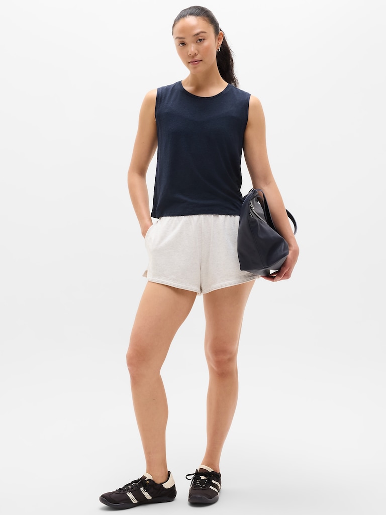 Getaway Linen Blend Muscle Tank