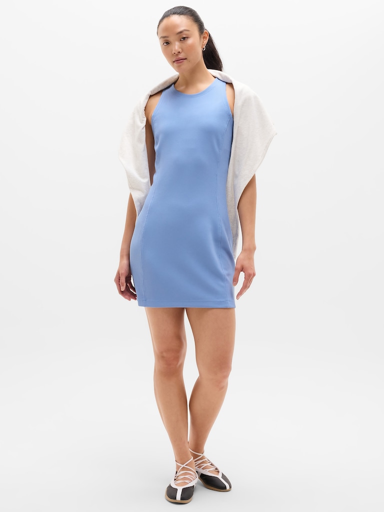 Seasoft Rib Mini Tank Dress