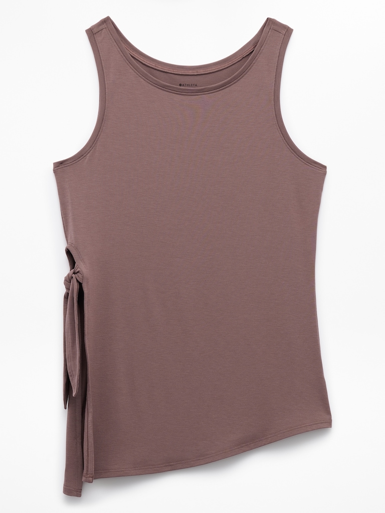 Move With Ease Asym Tie Tank