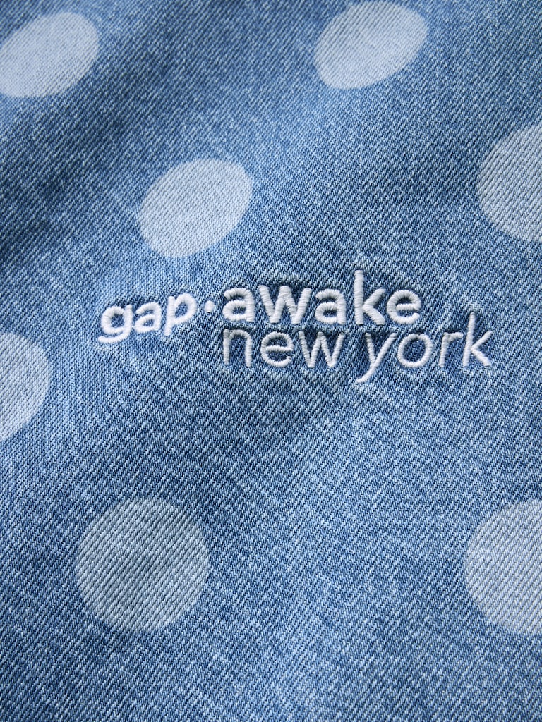 Gap × Awake NY ‘90s Loose Dotted Denim Shorts  