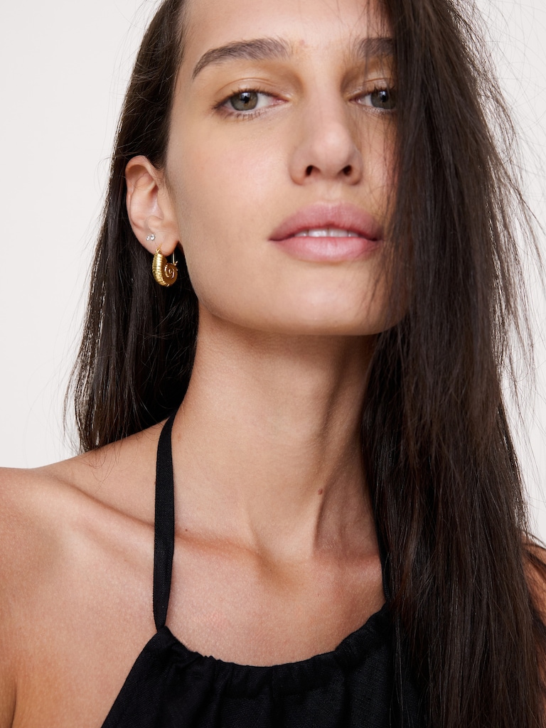 High Tide Hoop Earrings by Anni Lu