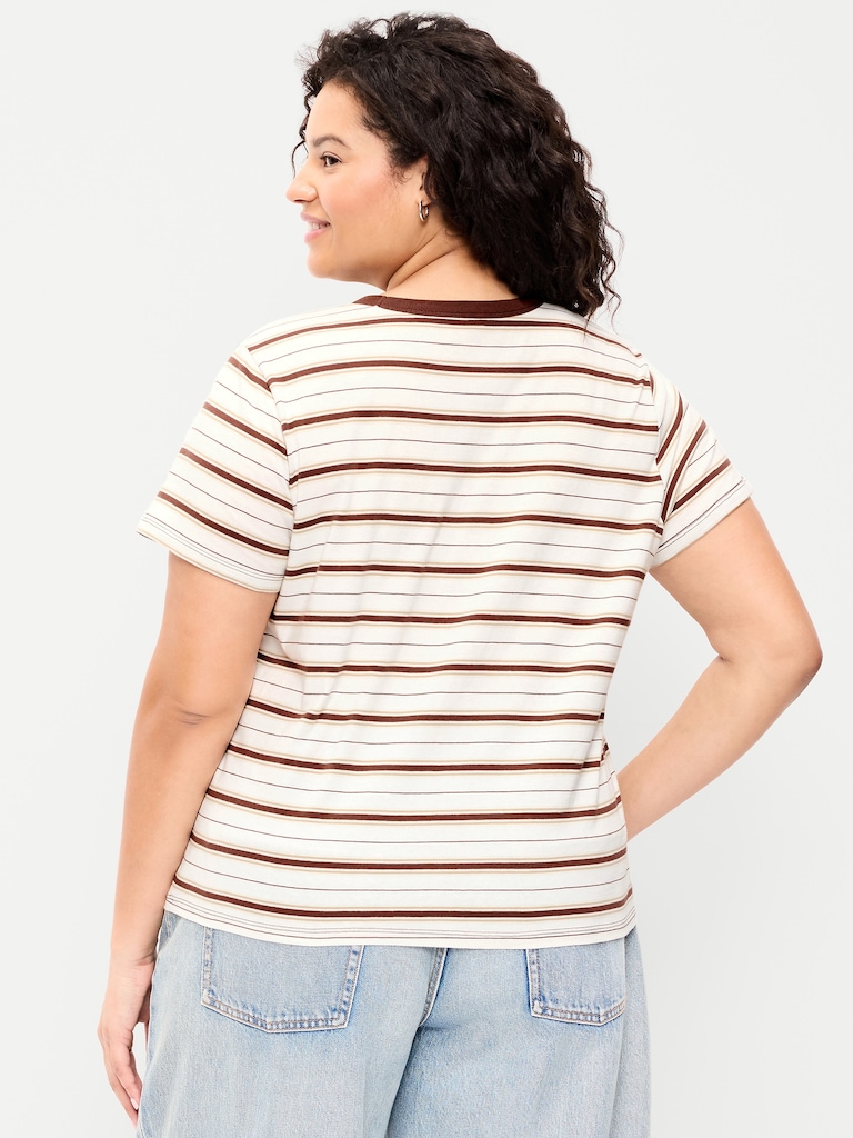 EveryWear Crew-Neck Striped T-Shirt