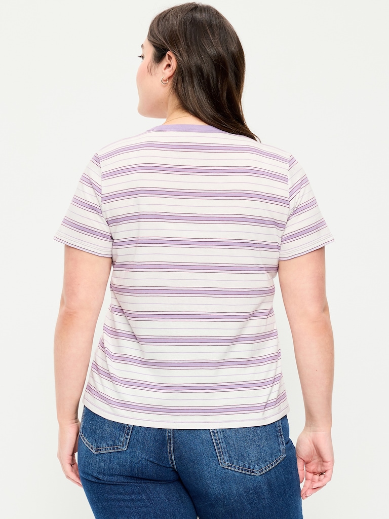 EveryWear Crew-Neck Striped T-Shirt