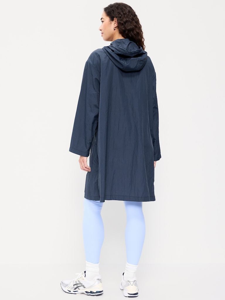 Lightweight Loose-Fit Hooded Jacket