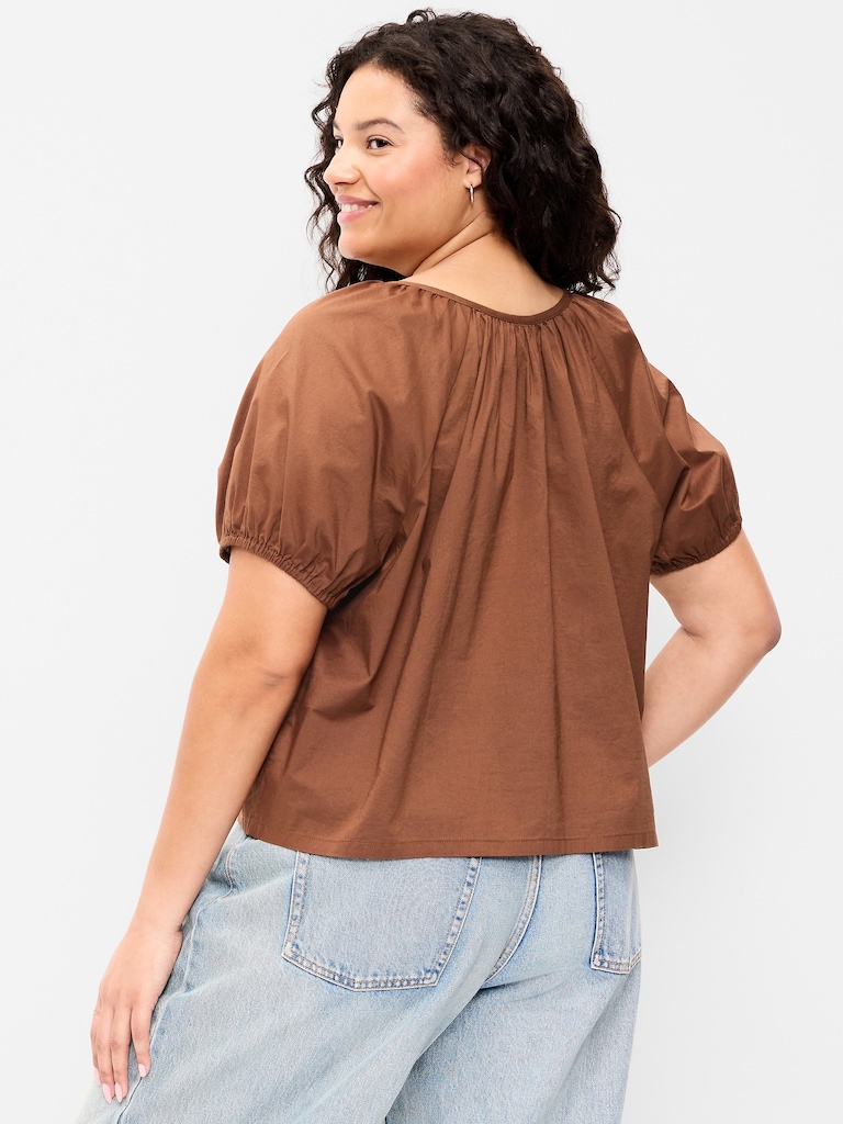 Airy Button-Down Top