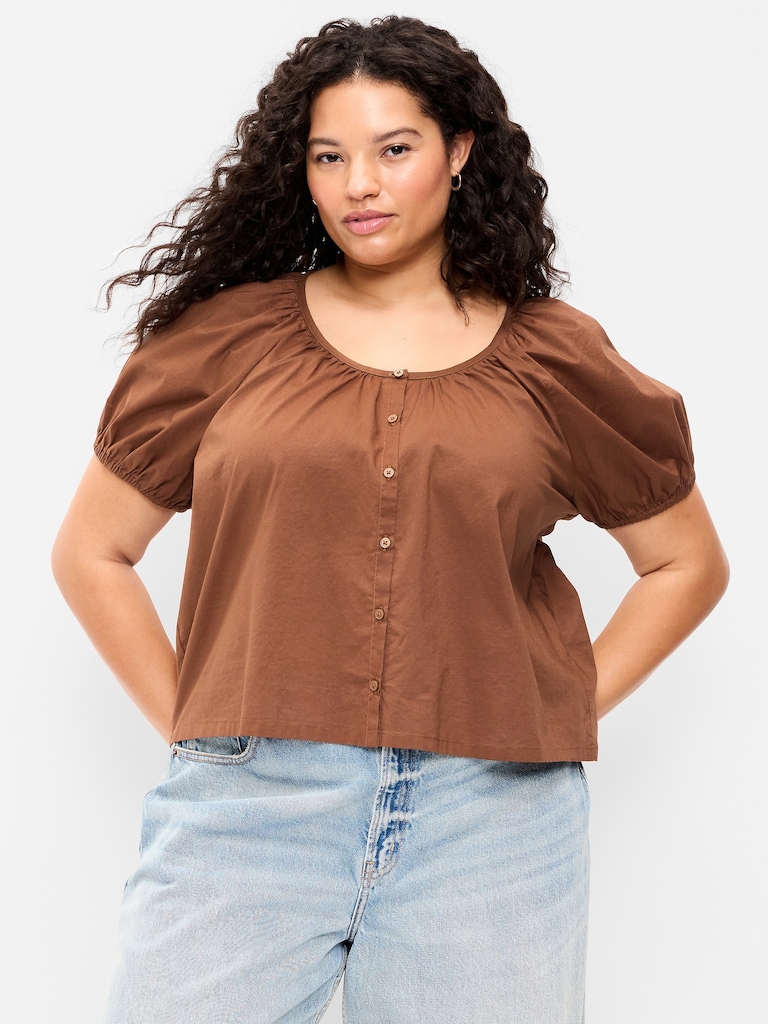 Airy Button-Down Top