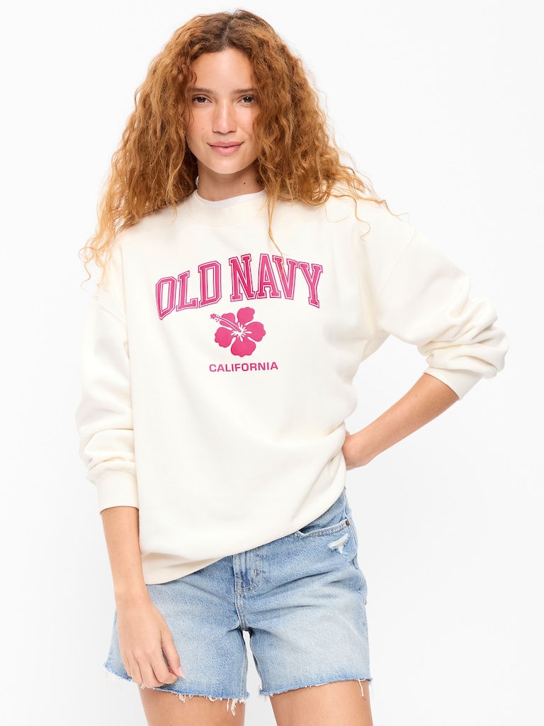 Oversized Graphic Sweatshirt