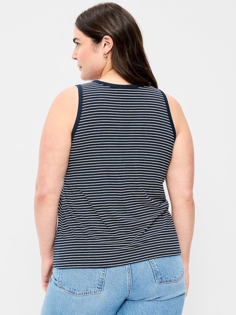 Luxe High-Neck Tank Top