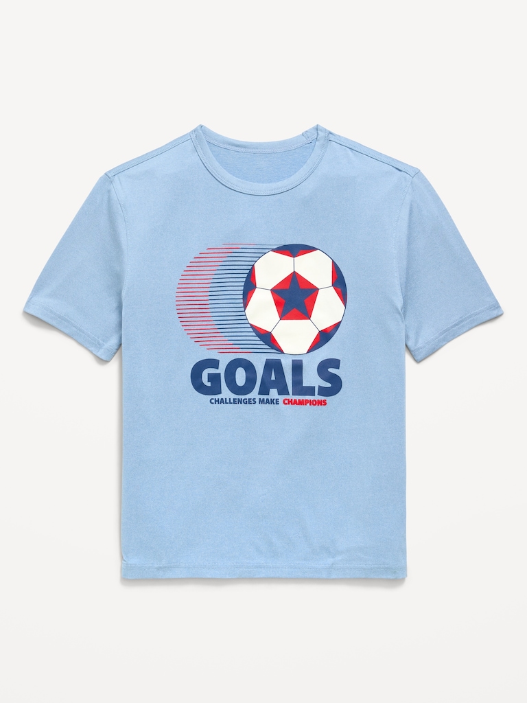 CloudMotion Graphic Performance T-Shirt for Boys