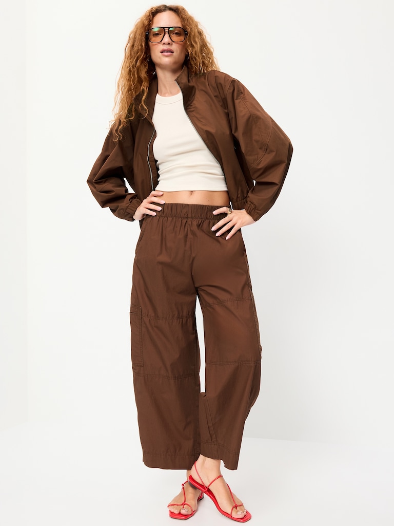 Twill Utility Zip-Front Jacket