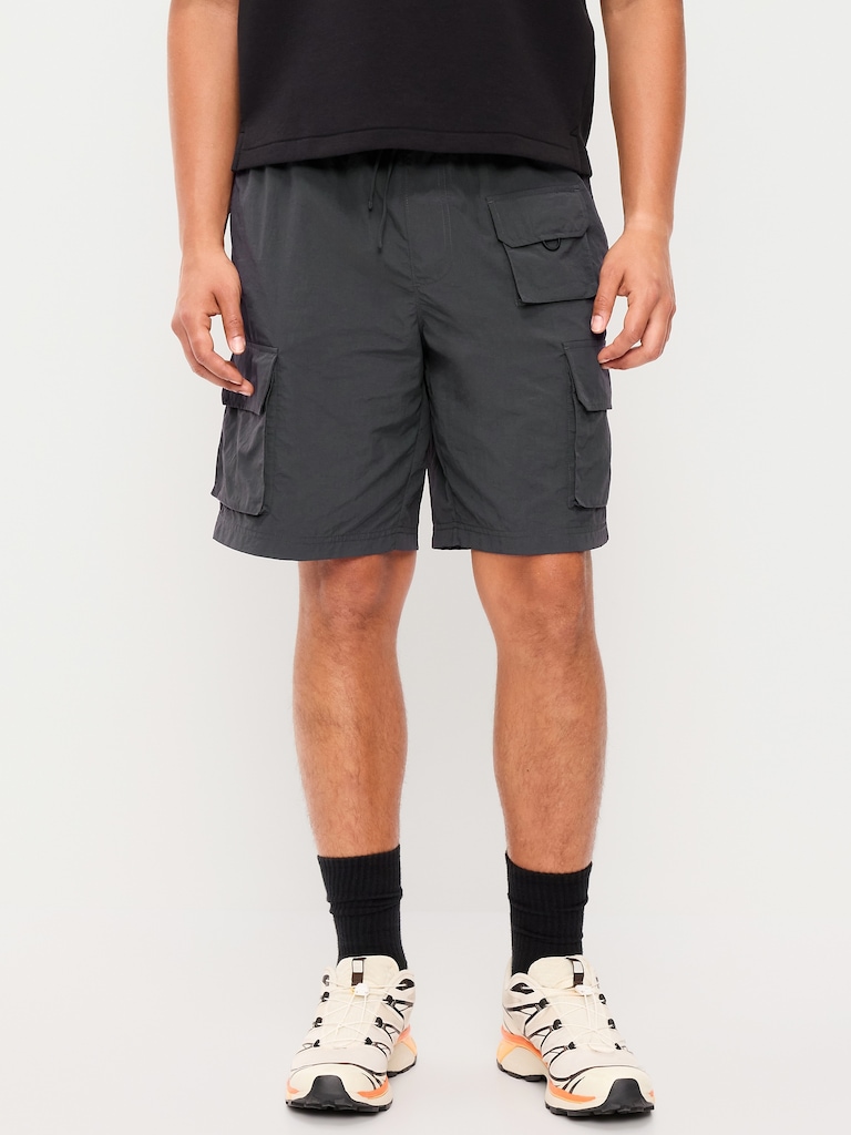Baggy Cargo Shorts -- 8-inch inseam