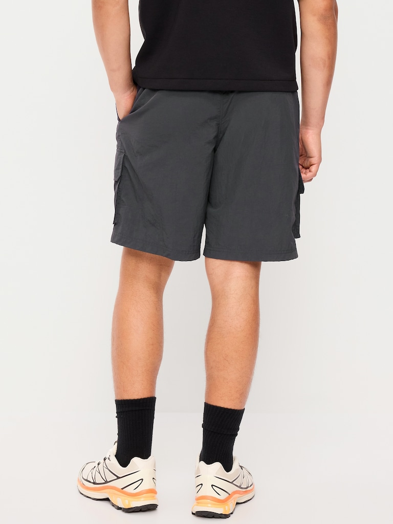 Baggy Cargo Shorts -- 8-inch inseam