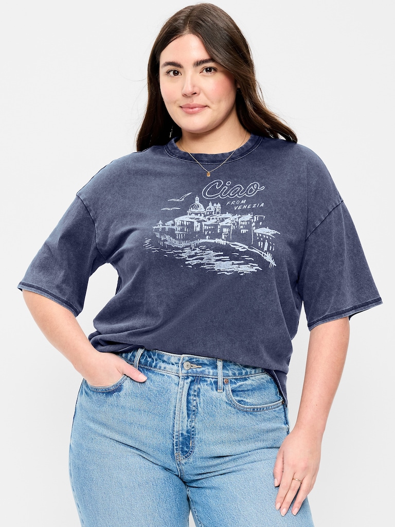 Short-Sleeve Loose Graphic T-Shirt