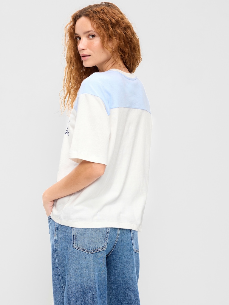 Short-Sleeve Loose Crew-Neck T-Shirt