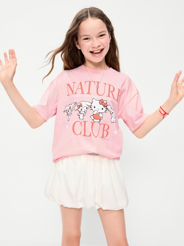 Hello Kitty® Oversized Graphic T-Shirt for Girls