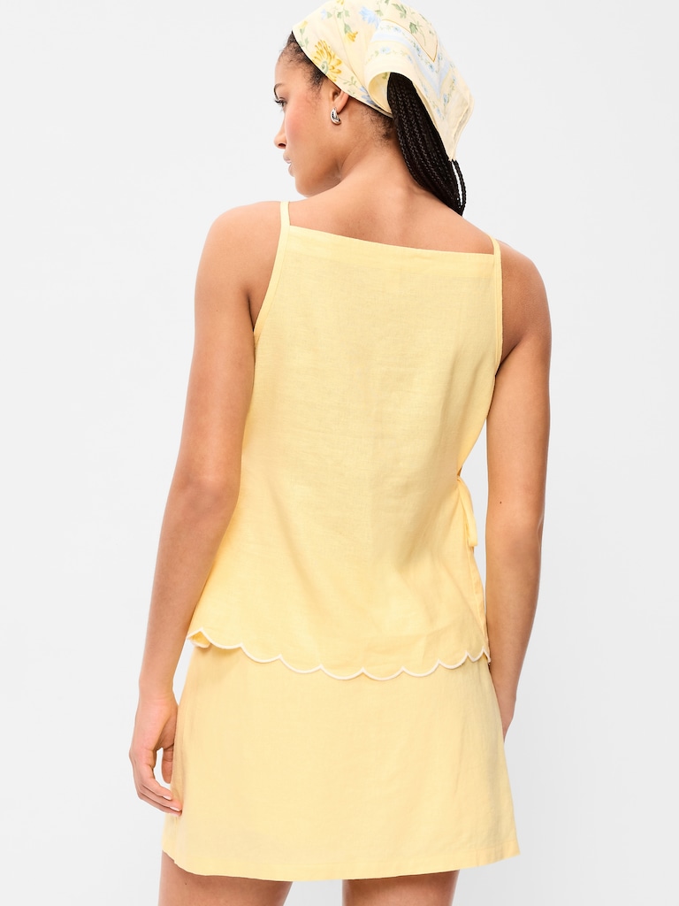 Apron Side-Tie Tank Top