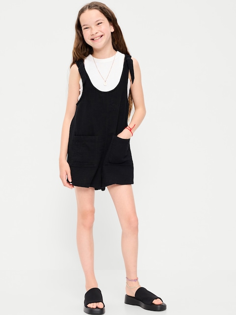 old navy girls black dress Printed Fit and Flare Dress for Girls main image 1