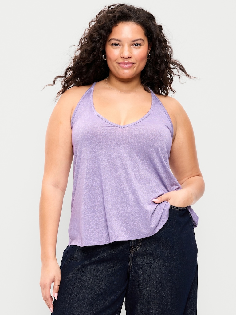 Strappy-Back Swing Tank Top