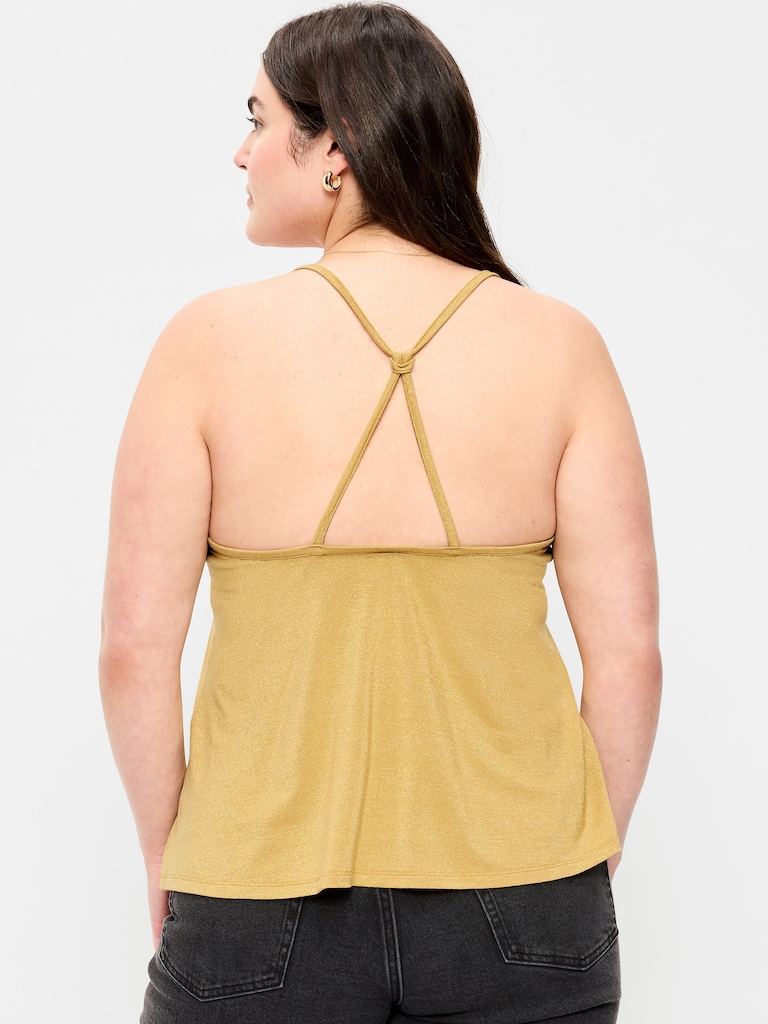 Strappy-Back Swing Tank Top
