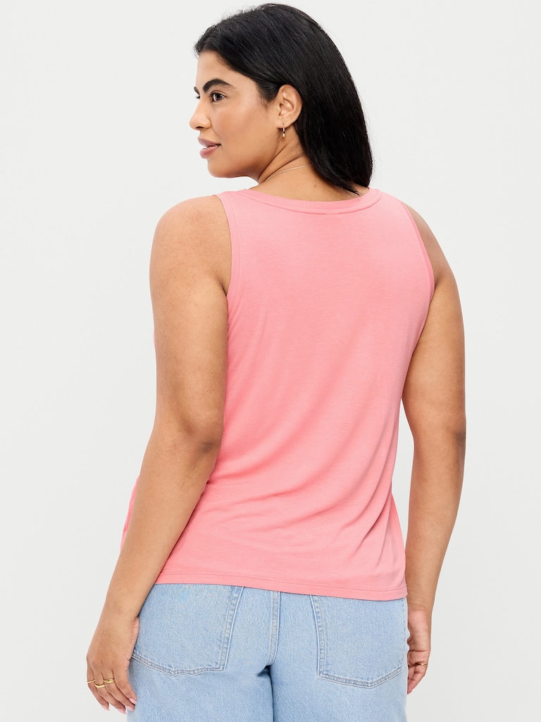 Luxe Scoop-Neck Tank Top