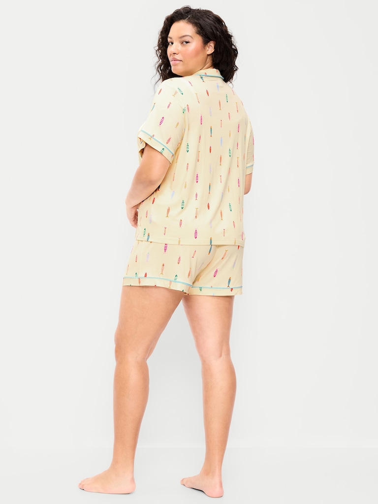 Sunday Sleep Knit Jersey Short Set