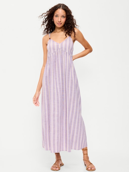 Sleeveless Sleeveless Beaded Boho Maxi Dress clearance deal