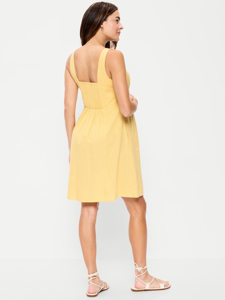 Maternity Fit & Flare Cami Mini Dress