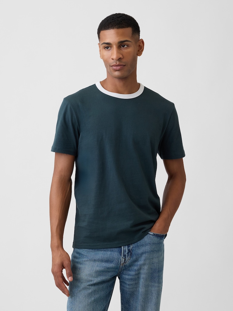 Everyday Soft Ringer Crewneck T-Shirt