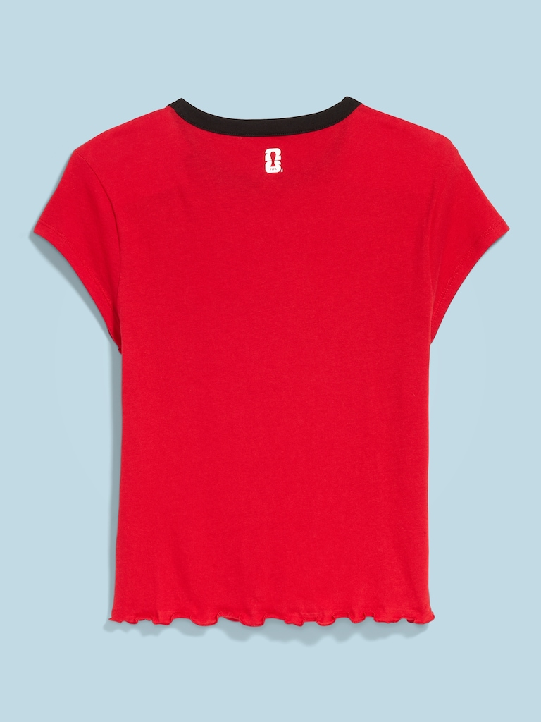 FIFA World Cup 26™ Morocco Smocked Graphic T-Shirt for Women