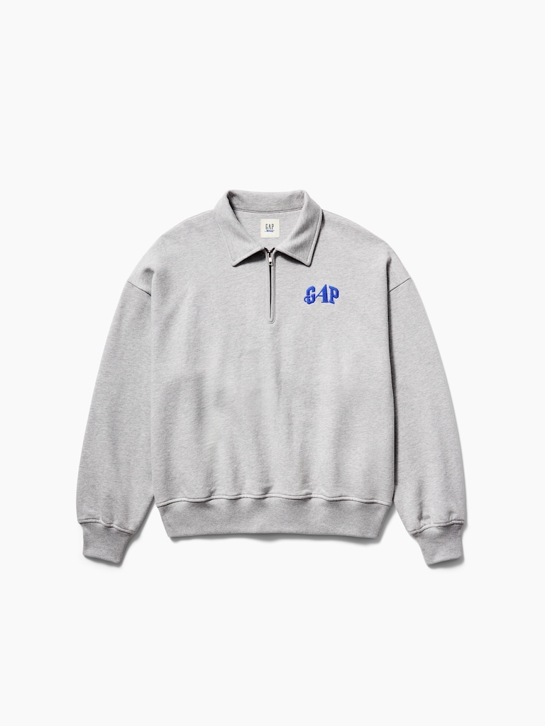 Gap × Awake NY Heavyweight Oversized Quarter-Zip Pullover