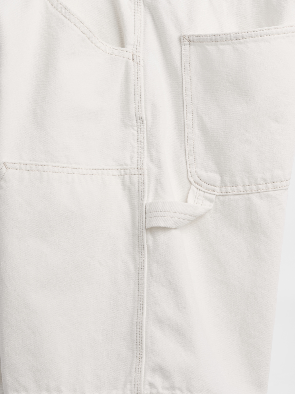 9" Loose Denim Carpenter Shorts