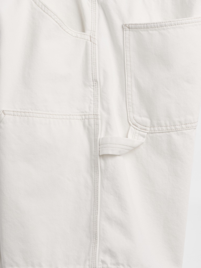 9" Loose Denim Carpenter Shorts