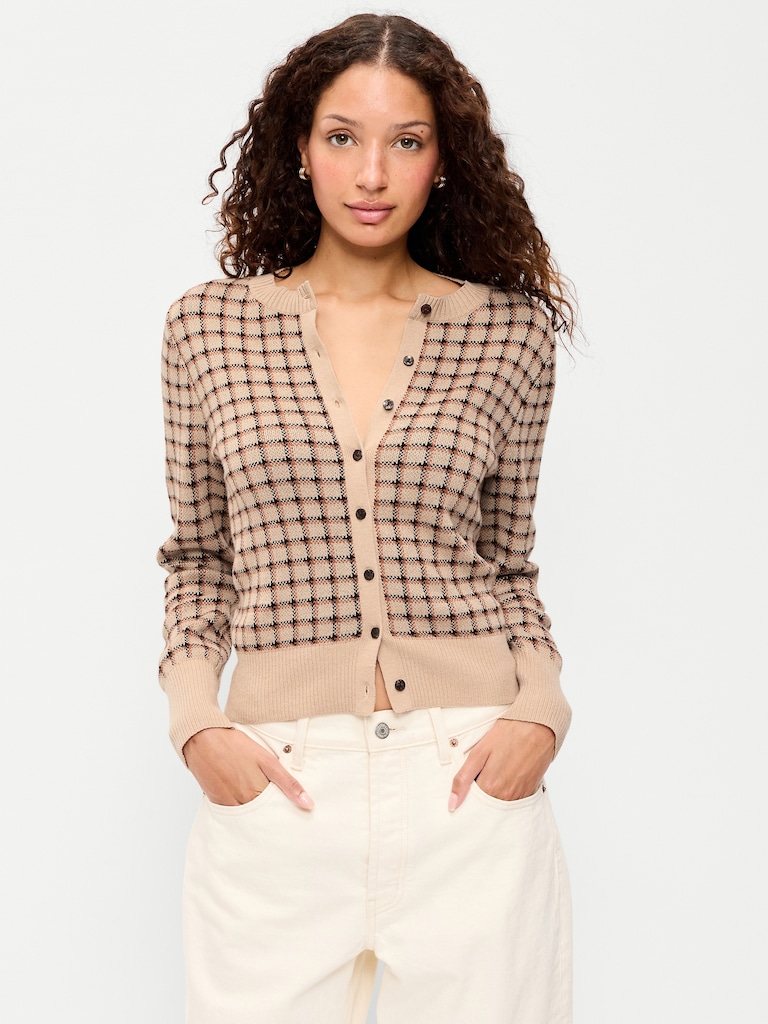 SoSoft Crew-Neck Cardigan Sweater