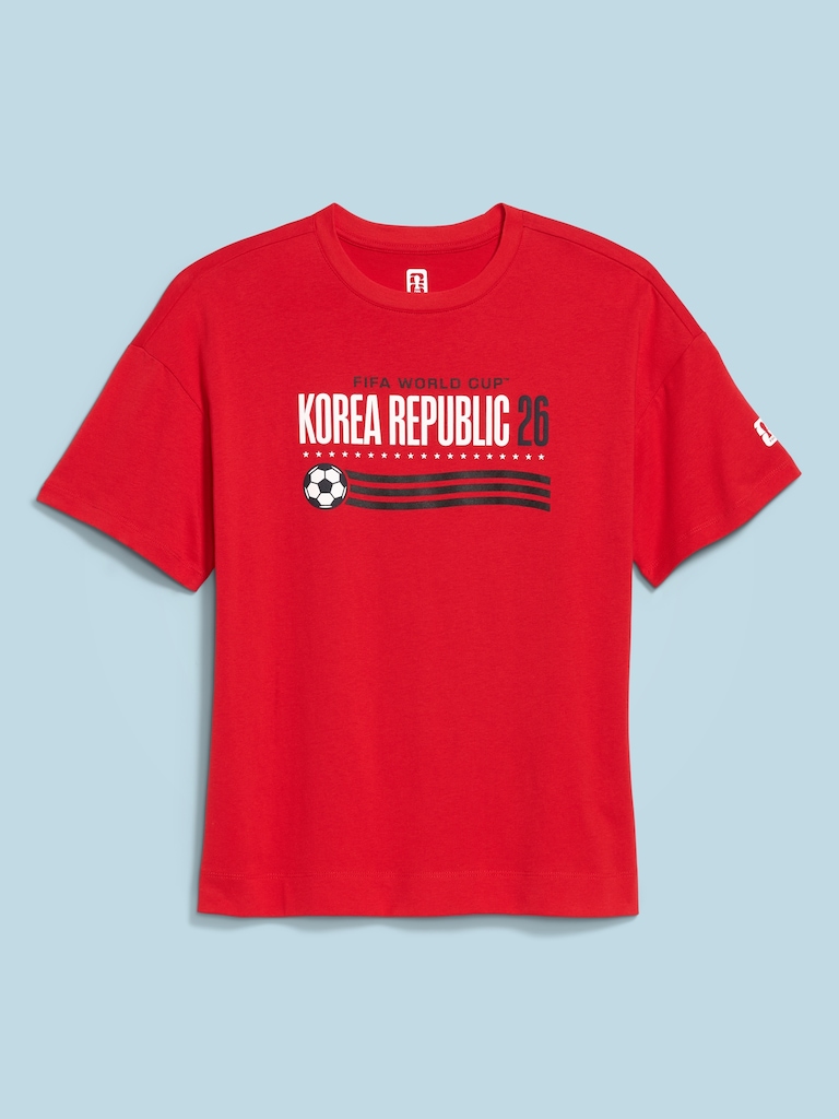 FIFA World Cup 26™ Korea Republic Vintage Crew-Neck T-Shirt for Women