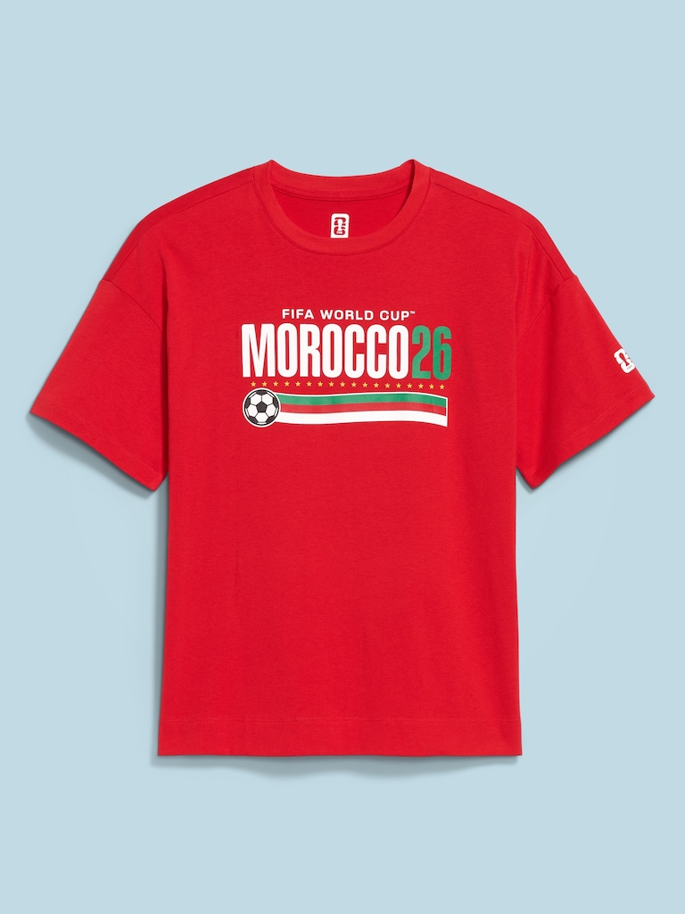 FIFA World Cup 26™ Morocco Vintage Crew-Neck T-Shirt for Women