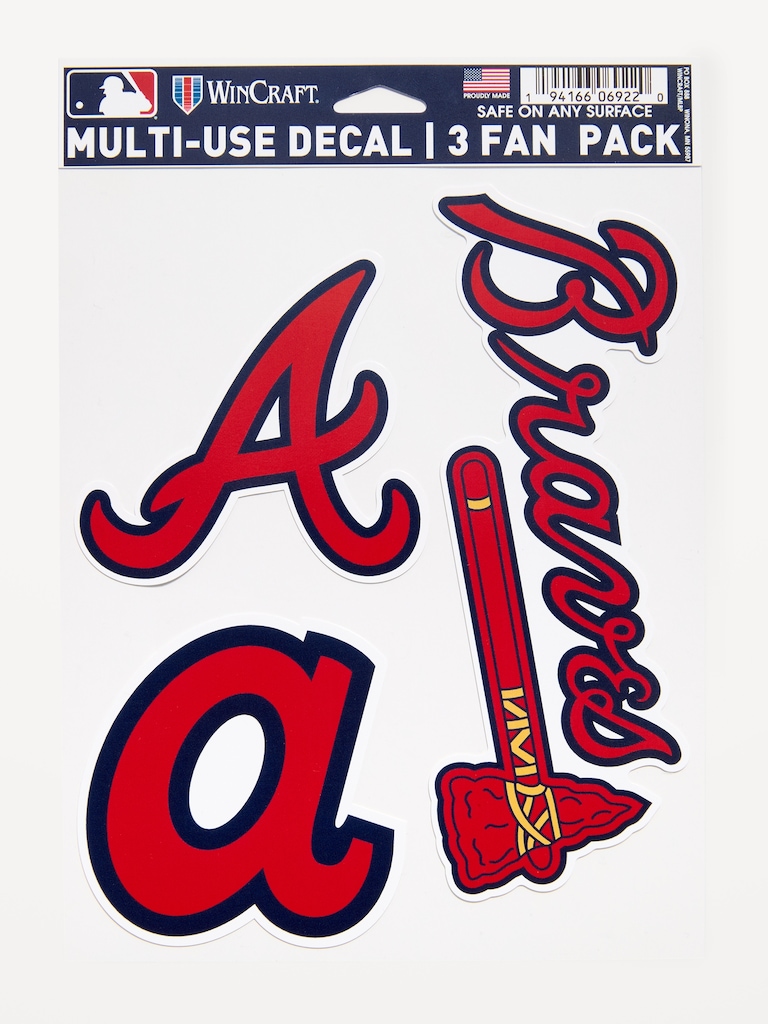 WinCraft® Atlanta Braves 3-Pack Multi-Use Decals