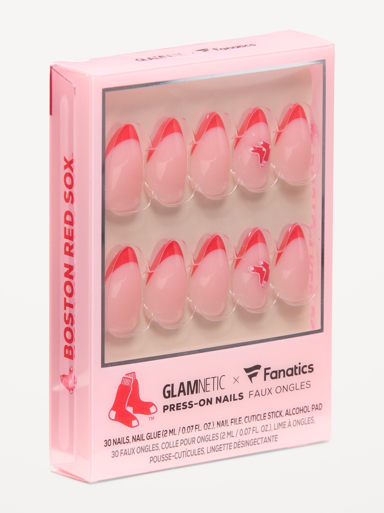 Glamnetic x Fanatics Boston Red Sox Press-On Nail Kit