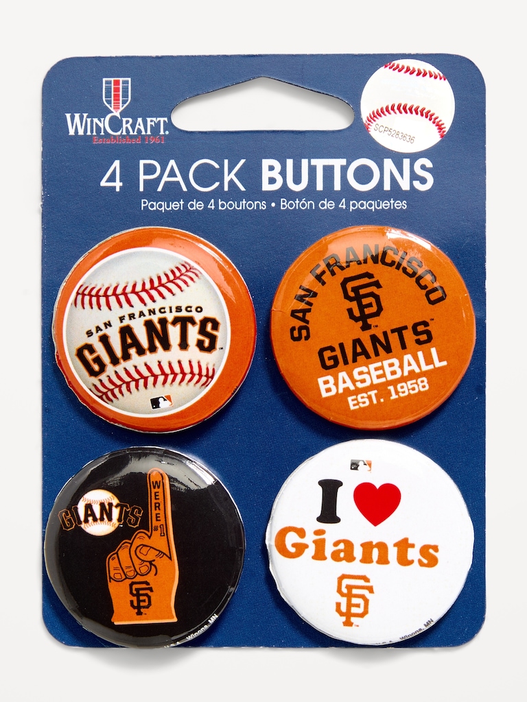 WinCraft® San Francisco Giants 4-Pack Buttons