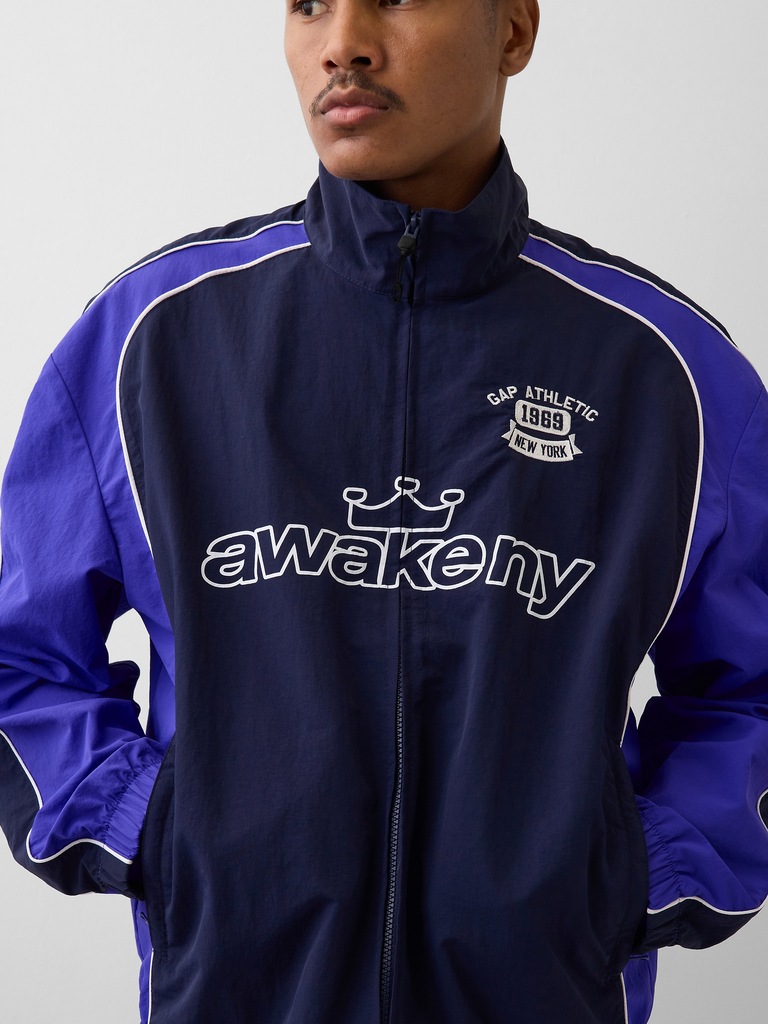 Gap × Awake NY Recycled Oversized Track Jacket