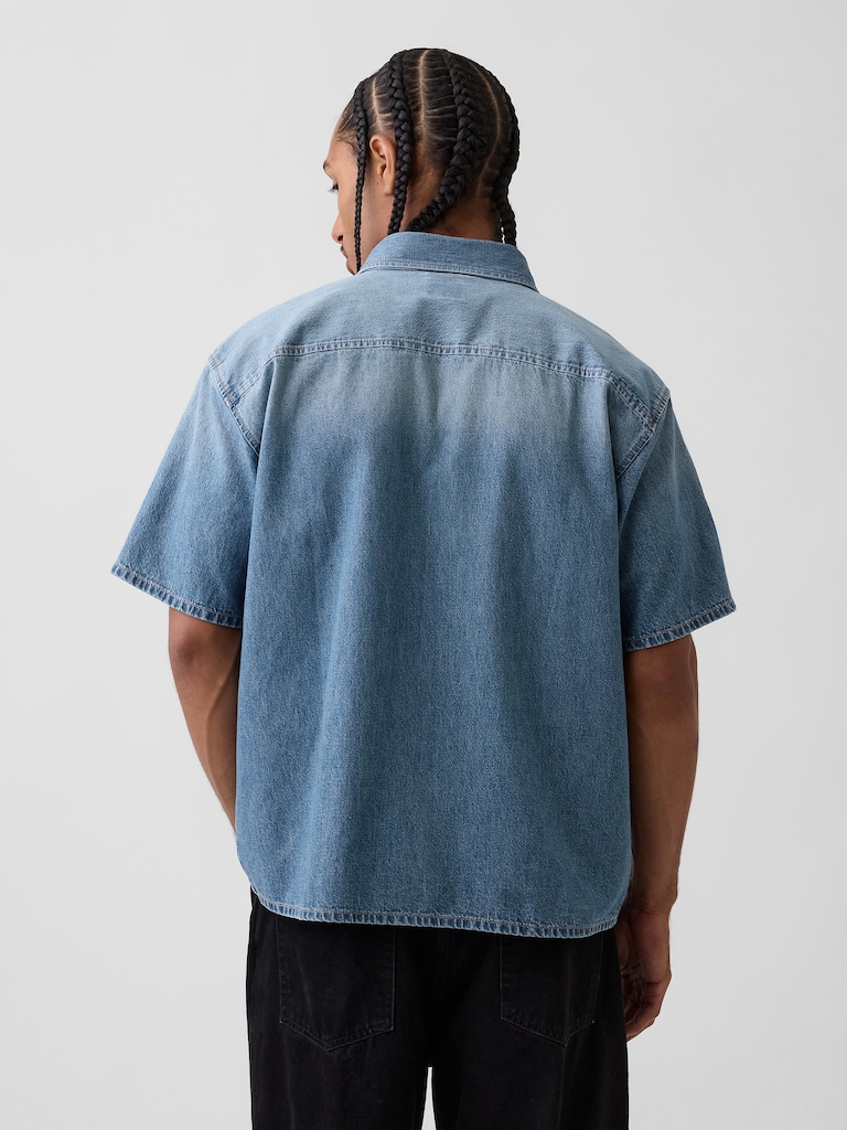 Relaxed Denim Shirt