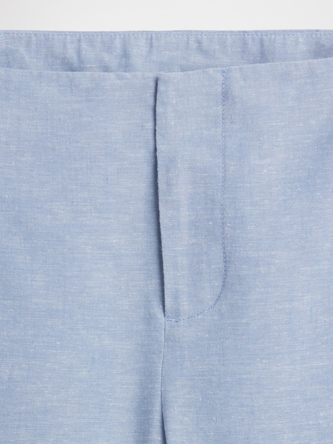 Low Rise Linen-Blend Flare Pants