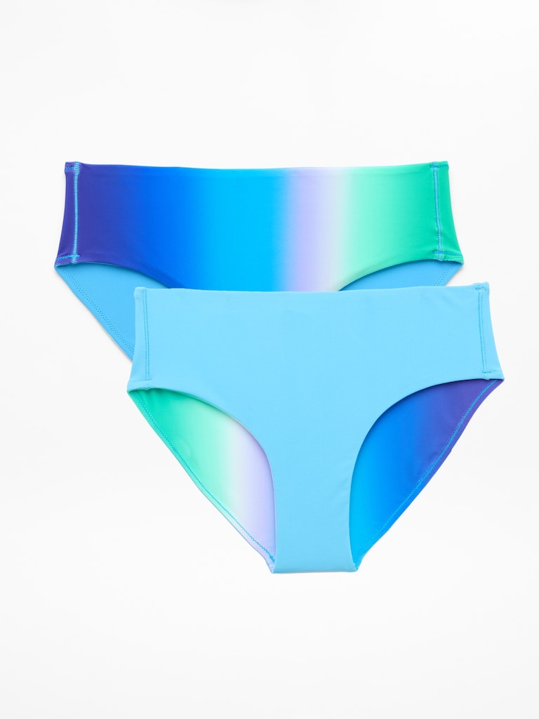 Athleta Girl Reversible Mid Rise Swim Bottom