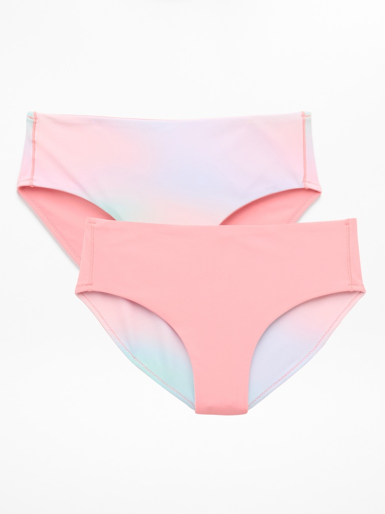 Athleta Girl Reversible Mid Rise Swim Bottom