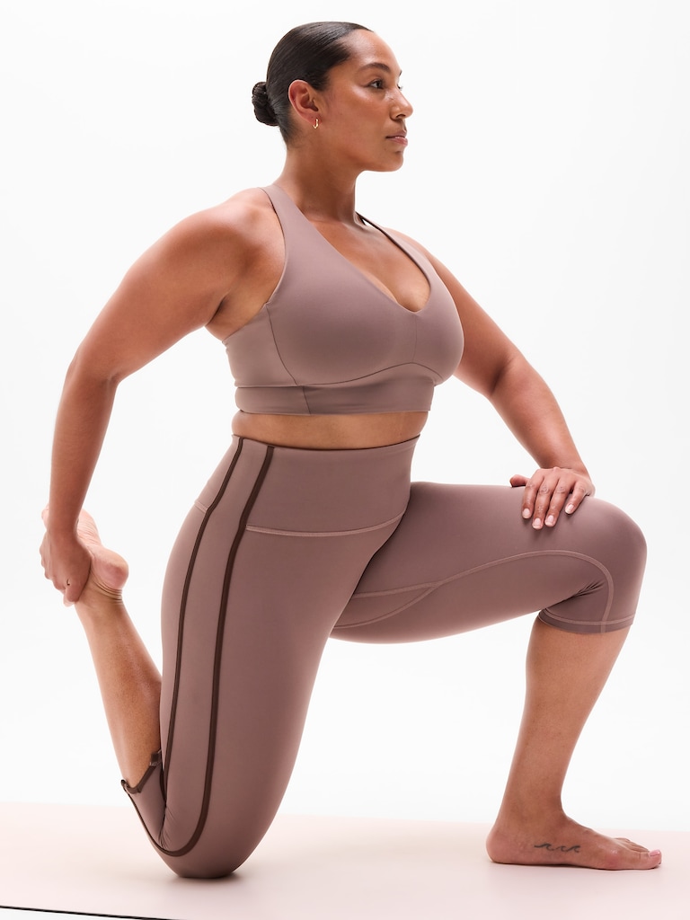 Elation Track Stripe Crop