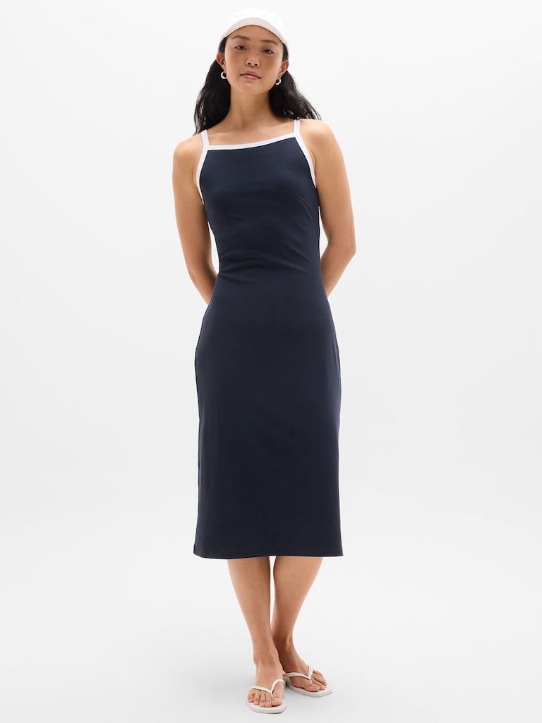 Signature Rib Apron Dress