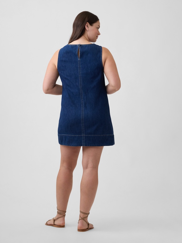 Denim Apron Mini Dress