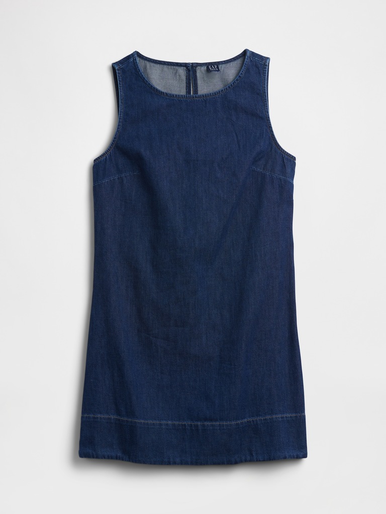 Denim Apron Mini Dress