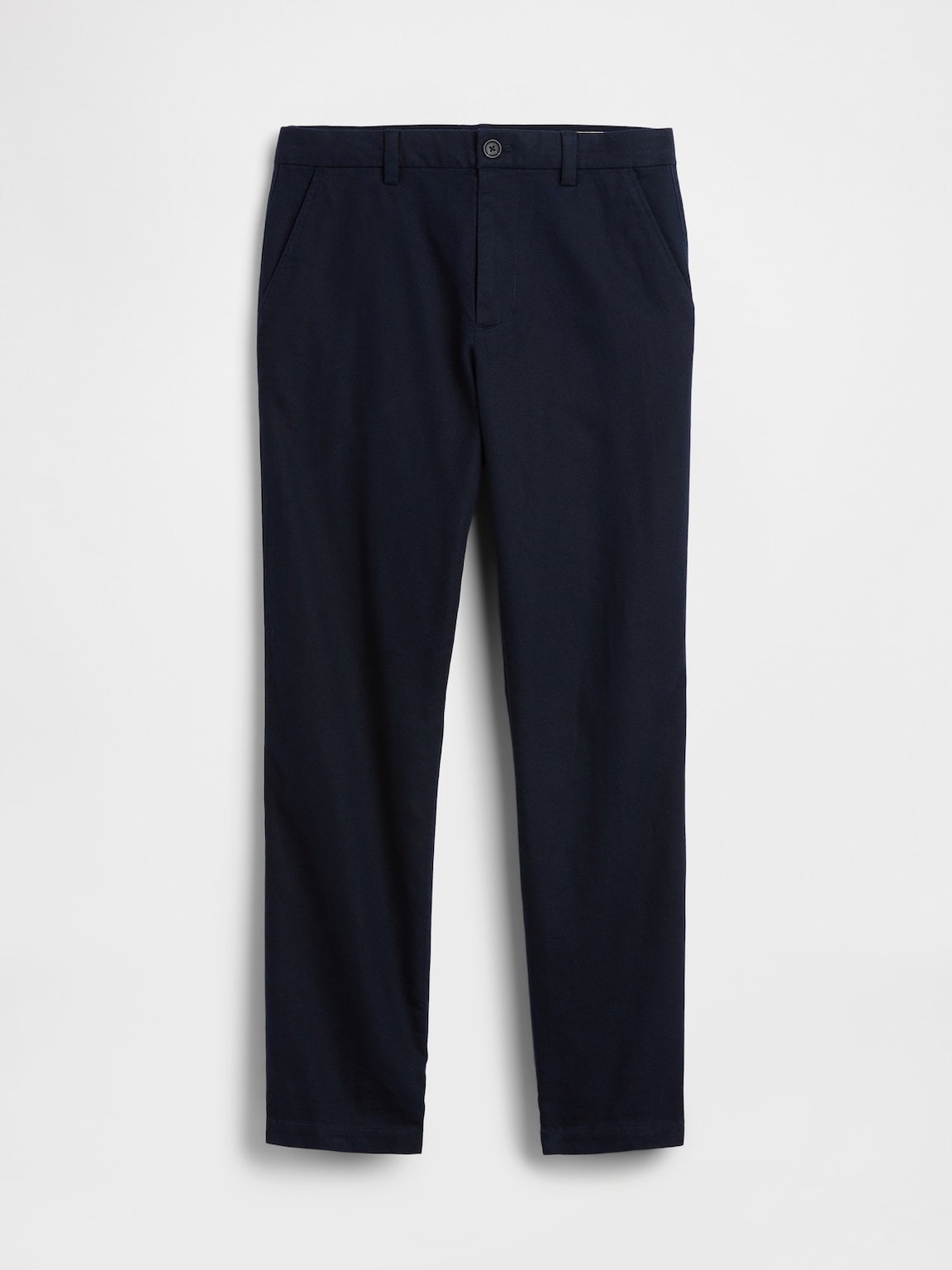 Linen-Cotton Relaxed Straight Trousers